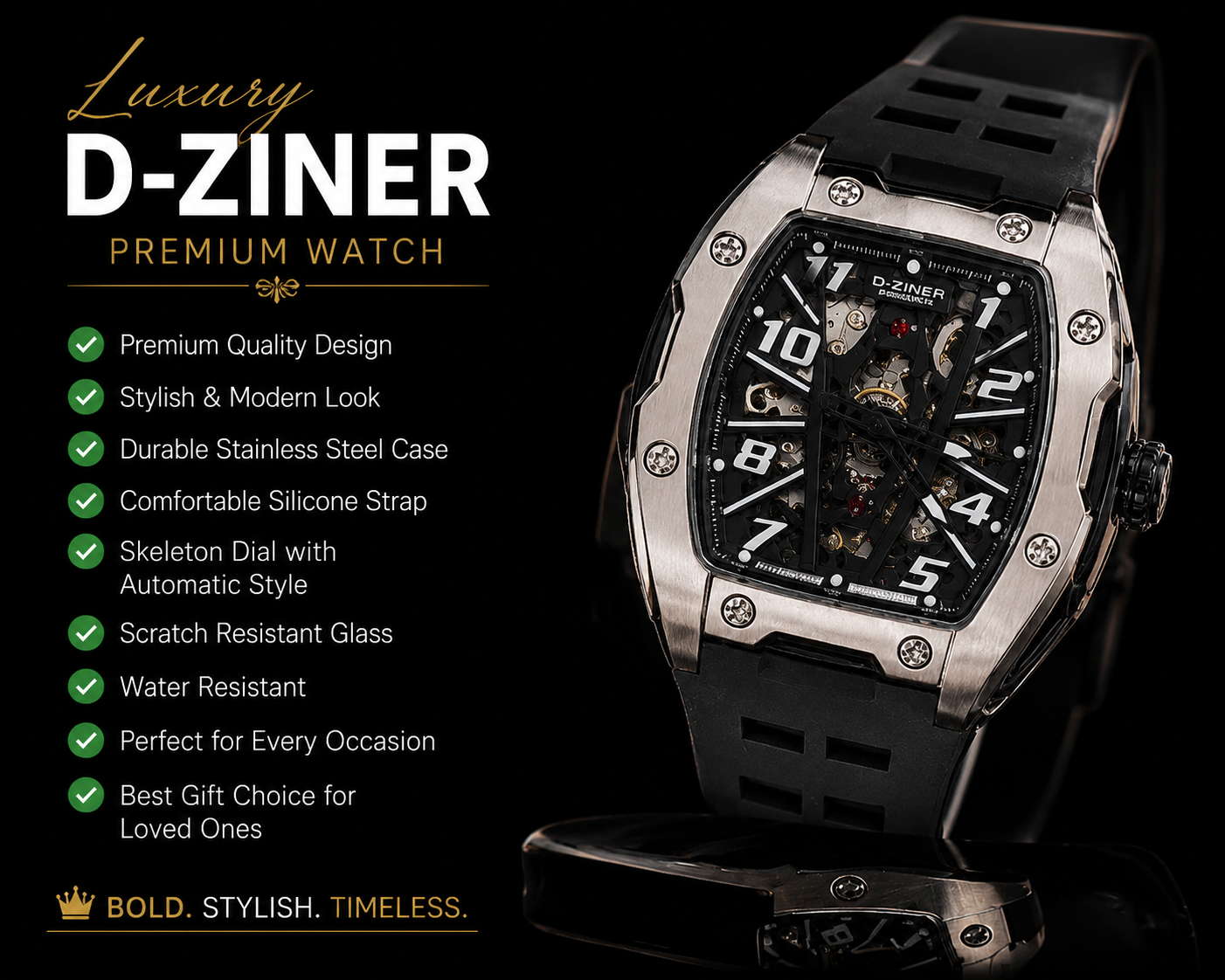 Luxury D-ZINER Watch Premium Collection