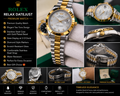 ⌚ Relax Datejust Luxury Premium Watch